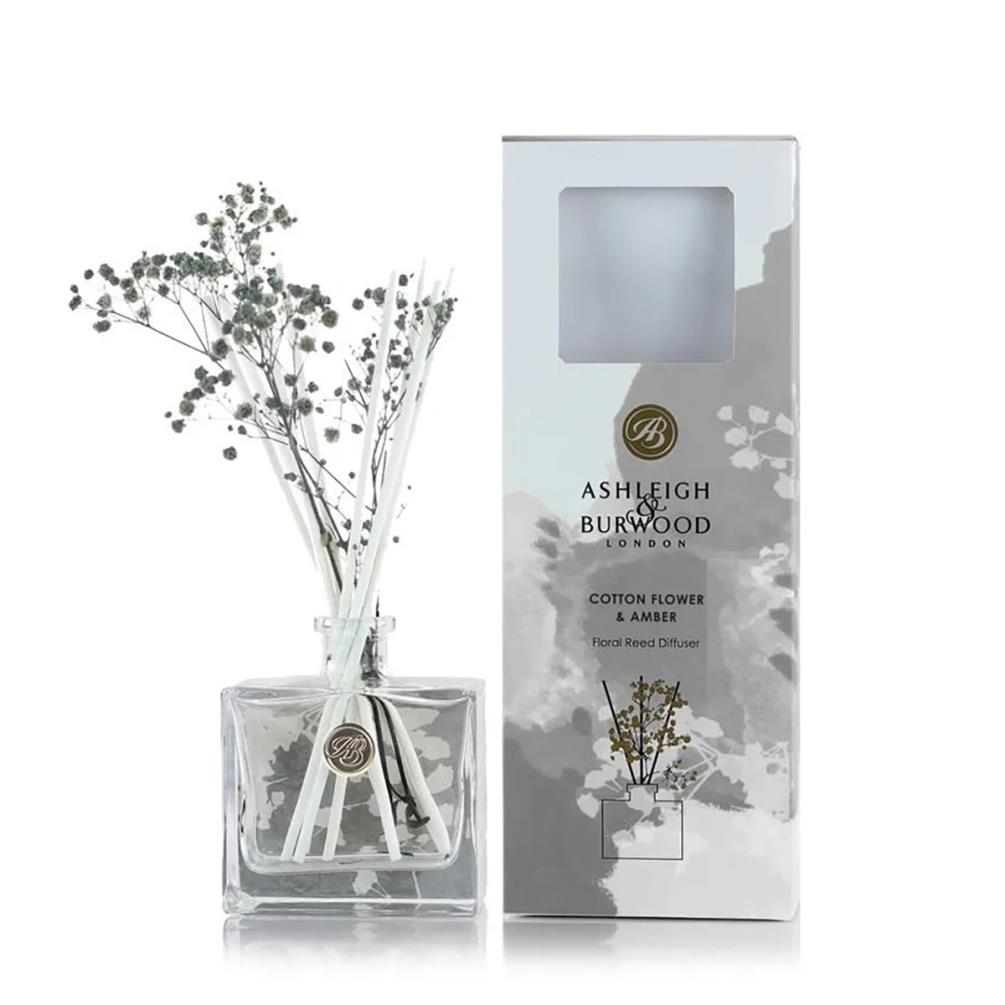 Ashleigh & Burwood Cotton Flower & Amber Life In Bloom Floral Reed Diffuser £19.88